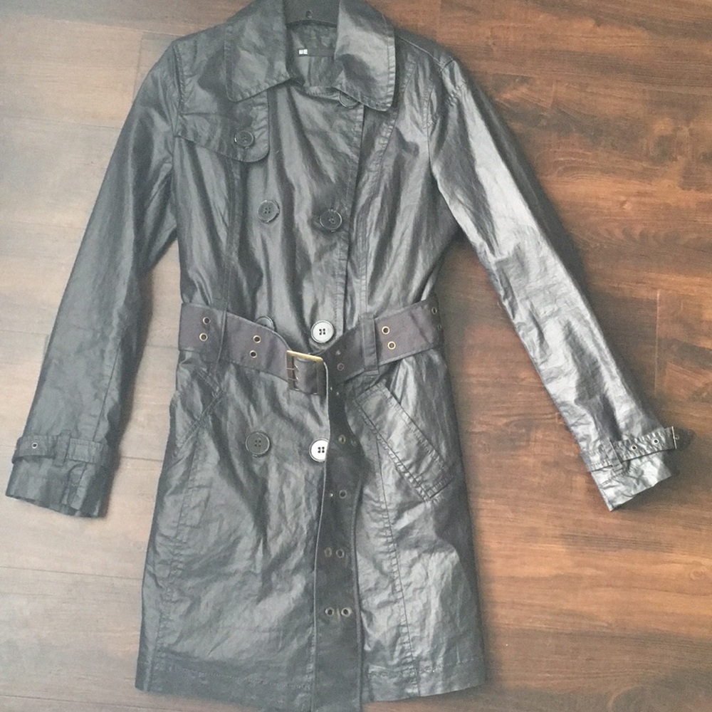 Stylish Black Trench Coat
